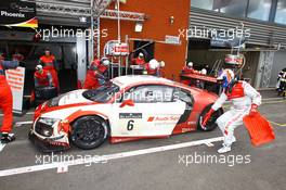 #6 AUDI SPORT TEAM PHOENIX AUDI R8 LMS ULTRA PRO MARCEL FASSLER ANDRE LOTTERER TOM KRISTENSEN 27-29.07.2012. Blancpain Endurance Series, Round 4, 24 Heures de Spa Francorchamps