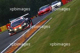 #1 AUDI SPORT TEAM WRT AUDI R8 LMS ULTRA PRO STEPHANE ORTELLI CHRISTOPHER MIES CHRISTOPHER HAASE  27-29.07.2012. Blancpain Endurance Series, Round 4, 24 Heures de Spa Francorchamps