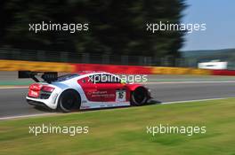 #16 AUDI SPORT PERFORMANCE TEAM AUDI R8 LMS ULTRA PRO ANDREA PICCINI RENE RAST FRANK STIPPLER  27-29.07.2012. Blancpain Endurance Series, Round 4, 24 Heures de Spa Francorchamps