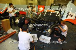 #9 GULF RACING UK MCLAREN MP4-12C GT3 PRO ROB BELL ANDY MEYRICK ROBERT BELL MICHAEL WAINWRIGHT  27-29.07.2012. Blancpain Endurance Series, Round 4, 24 Heures de Spa Francorchamps