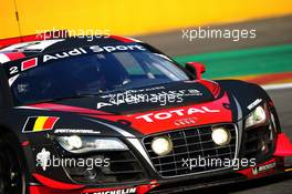 #2 AUDI SPORT TEAM WRT AUDI R8 LMS ULTRA PRO LAURENS VANTHOOR EDWARD SANDSTROM MARCO BONANOMI  27-29.07.2012. Blancpain Endurance Series, Round 4, 24 Heures de Spa Francorchamps