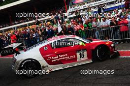 #16 AUDI SPORT PERFORMANCE TEAM AUDI R8 LMS ULTRA PRO ANDREA PICCINI RENE RAST FRANK STIPPLER 27-29.07.2012. Blancpain Endurance Series, Round 4, 24 Heures de Spa Francorchamps