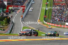 #1 AUDI SPORT TEAM WRT AUDI R8 LMS ULTRA PRO STEPHANE ORTELLI CHRISTOPHER MIES CHRISTOPHER HAASE  27-29.07.2012. Blancpain Endurance Series, Round 4, 24 Heures de Spa Francorchamps