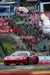 #20 SOFREV ASP FERRARI 458 ITALIA GT3 PRO-AM PATRICE GOUESLARD LUDOVIC BADEY JEAN-LUC BEAUBELIQUE TRISTAN VAUTIER 27-29.07.2012. Blancpain Endurance Series, Round 4, 24 Heures de Spa Francorchamps