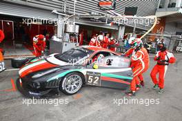 #52 AF CORSE FERRARI 458 ITALIA GT3 PRO-AM ANDREA BERTOLINI NIEK HOMMERSON LOUIS MACHIELS ALESSANDRO PIER GUIDI 27-29.07.2012. Blancpain Endurance Series, Round 4, 24 Heures de Spa Francorchamps