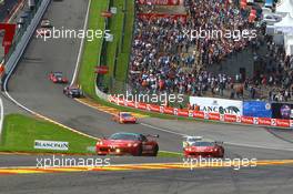 #10 SOFREV ASP FERRARI 458 ITALIA GT3 PRO-AM OLIVIER PANIS MORGANÂ MOULIN-TRAFFORT FABIEN BARTHEZ ERIC DEBARD  27-29.07.2012. Blancpain Endurance Series, Round 4, 24 Heures de Spa Francorchamps