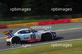 #37 DB MOTORSPORT BMW Z4 GT3 PRO-AM SIMON KNAP JOCHEN HABETS ANDREW DANYLIW LEON RIJNBEEK  27-29.07.2012. Blancpain Endurance Series, Round 4, 24 Heures de Spa Francorchamps