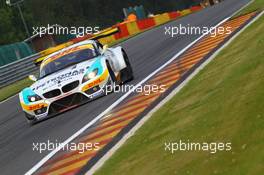 #36 DB MOTORSPORT BMW Z4 GT3 PRO JEROEN DEN BOER JEFFREY VAN HOOYDONK STEPHANE LEMERET  27-29.07.2012. Blancpain Endurance Series, Round 4, 24 Heures de Spa Francorchamps