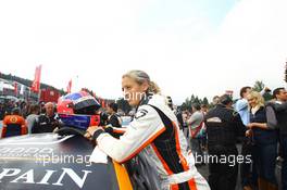 #15 BOUTSEN GINION RACING MCLAREN MP4-12C GT3 PRO-AM MASSIMO VAGLIANI JEROME THIRY SARAH BOVY MARLENE BROGGI  27-29.07.2012. Blancpain Endurance Series, Round 4, 24 Heures de Spa Francorchamps