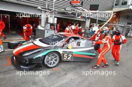 #52 AF CORSE FERRARI 458 ITALIA GT3 PRO-AM ANDREA BERTOLINI NIEK HOMMERSON LOUIS MACHIELS ALESSANDRO PIER GUIDI 27-29.07.2012. Blancpain Endurance Series, Round 4, 24 Heures de Spa Francorchamps