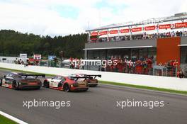 #16 AUDI SPORT PERFORMANCE TEAM AUDI R8 LMS ULTRA PRO ANDREA PICCINI RENE RAST FRANK STIPPLER 27-29.07.2012. Blancpain Endurance Series, Round 4, 24 Heures de Spa Francorchamps