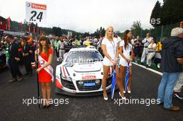 #23 UNITED AUTOSPORTS AUDI R8 LMS ULTRA PRO-AM MARK BLUNDELL MARK PATTERSON ALAIN LI RICHARD MEINS  27-29.07.2012. Blancpain Endurance Series, Round 4, 24 Heures de Spa Francorchamps