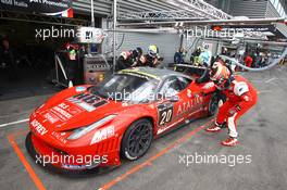 #20 SOFREV ASP FERRARI 458 ITALIA GT3 PRO-AM PATRICE GOUESLARD LUDOVIC BADEY JEAN-LUC BEAUBELIQUE TRISTAN VAUTIER 27-29.07.2012. Blancpain Endurance Series, Round 4, 24 Heures de Spa Francorchamps