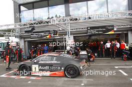 #1 AUDI SPORT TEAM WRT AUDI R8 LMS ULTRA PRO STEPHANE ORTELLI CHRISTOPHER MIES CHRISTOPHER HAASE 27-29.07.2012. Blancpain Endurance Series, Round 4, 24 Heures de Spa Francorchamps