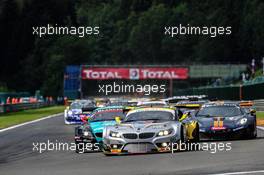 #3 MARC VDS RACING TEAM BMW Z4 GT3 PRO BAS LEINDERS MAXIME MARTIN MARKUS PALTTALA  27-29.07.2012. Blancpain Endurance Series, Round 4, 24 Heures de Spa Francorchamps