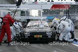Pistopp Bruno Spengler (CAN) BMW Team Schnitzer BMW M3 DTM 28.04.2012. DTM Round 1, Saturday, Hockenheim, Germany