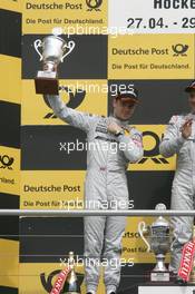 2nd Jamie Green (GBR), Team HWA AMG Mercedes, AMG Mercedes C-Coupe, Podium  29.04.2012. DTM Round 1, Sunday, Hockenheim, Germany