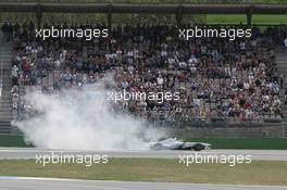 Michael Schumacher (GER) Mercedes Grand Prix drives Demo Laps 29.04.2012. DTM Round 1, Sunday, Hockenheim, Germany