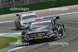 Gary Paffett (GBR), Team HWA AMG Mercedes, AMG Mercedes C-Coupe, Jamie Green (GBR), Team HWA AMG Mercedes, AMG Mercedes C-Coupe 29.04.2012. DTM Round 1, Sunday, Race, Hockenheim, Germany