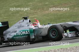 Michael Schumacher (GER) Mercedes Grand Prix drives Demo Laps 29.04.2012. DTM Round 1, Sunday, Hockenheim, Germany