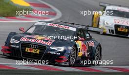Mattias Ekstroem (SWE/ Audi) und Timo Scheider (GER/ Audi  01.06.2012. DTM Round 4, Friday, Spielberg, Austria