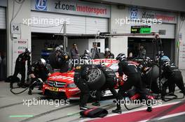 Pistopp Robert Wickens (CAN) Mucke Motorsport AMG Mercedes C-Coupe 01.06.2012. DTM Round 4, Friday, Spielberg, Austria