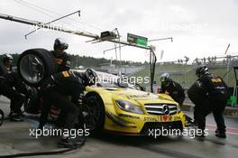 Pistopp David Coulthard (GBR), Muecke Motorsport, AMG Mercedes C-Coupe 02.06.2012. DTM Round 4, Saturday, Spielberg, Austria
