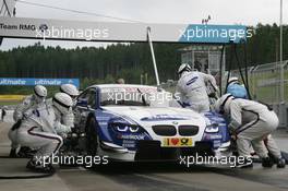 Pistopp Joey Hand (USA) BMW Team RMG BMW M3 DTM 02.06.2012. DTM Round 4, Saturday, Spielberg, Austria