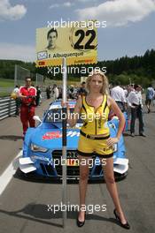 Gridgirl of Filipe Albuquerque (POR), Audi Sport Team Rosberg, Audi A5 DTM 03.06.2012. DTM Round 4, Sunday, Spielberg, Austria