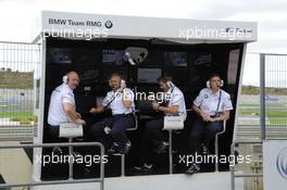 pit stand BMW Team RMG; Stefan Reinhold  (GER) BMW Team RMG 29.09.2012. DTM Round 9 Saturday, Valencia, Spain