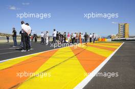 grid impression 30.09.2012. DTM Round 9 Sunday, Valencia, Spain