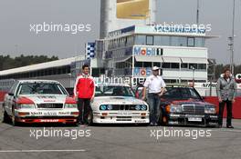 Group picture with historical DTM race cars - 02.04.2012. DTM Media Day, Hockenheim, Germany