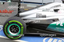 Mercedes rear wing  16.03.2012. Formula 1 World Championship, Rd 1, Australian Grand Prix, Melbourne, Australia, Friday