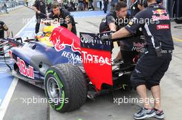 Sebastian Vettel (GER), Red Bull Racing rear wing  16.03.2012. Formula 1 World Championship, Rd 1, Australian Grand Prix, Melbourne, Australia, Friday