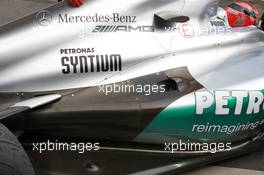 Mercedes exhaust  16.03.2012. Formula 1 World Championship, Rd 1, Australian Grand Prix, Melbourne, Australia, Friday