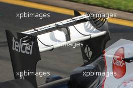 Sauber Rear wing DRS 16.03.2012. Formula 1 World Championship, Rd 1, Australian Grand Prix, Melbourne, Australia, Friday