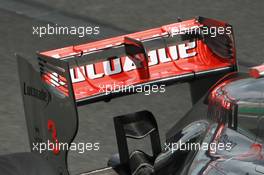 McLaren Rear wing DRS 16.03.2012. Formula 1 World Championship, Rd 1, Australian Grand Prix, Melbourne, Australia, Friday
