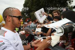 Lewis Hamilton (GBR), McLaren Mercedes  16.03.2012. Formula 1 World Championship, Rd 1, Australian Grand Prix, Melbourne, Australia, Friday