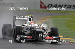 Sergio Perez (MEX), Sauber F1 Team  16.03.2012. Formula 1 World Championship, Rd 1, Australian Grand Prix, Melbourne, Australia, Friday
