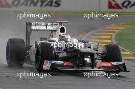 Kamui Kobayashi (JAP), Sauber F1 Team  16.03.2012. Formula 1 World Championship, Rd 1, Australian Grand Prix, Melbourne, Australia, Friday