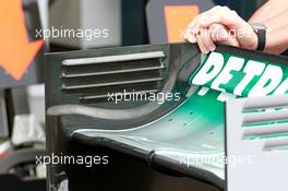 Mercedes rear wing  16.03.2012. Formula 1 World Championship, Rd 1, Australian Grand Prix, Melbourne, Australia, Friday