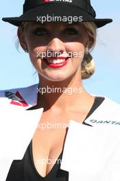 Grid Girl  18.03.2012. Formula 1 World Championship, Rd 1, Australian Grand Prix, Melbourne, Australia, Sunday