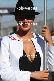 Grid girl  18.03.2012. Formula 1 World Championship, Rd 1, Australian Grand Prix, Melbourne, Australia, Sunday