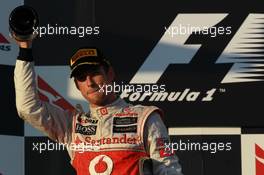 1st place Jenson Button (GBR), McLaren Mercedes  18.03.2012. Formula 1 World Championship, Rd 1, Australian Grand Prix, Melbourne, Australia, Sunday