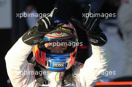 1st place Jenson Button (GBR), McLaren Mercedes  18.03.2012. Formula 1 World Championship, Rd 1, Australian Grand Prix, Melbourne, Australia, Sunday