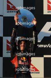 2nd place Sebastian Vettel (GER), Red Bull Racing  18.03.2012. Formula 1 World Championship, Rd 1, Australian Grand Prix, Melbourne, Australia, Sunday