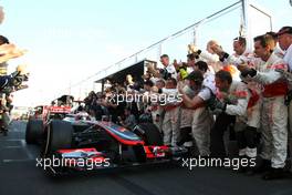 Jenson Button (GBR), McLaren Mercedes  18.03.2012. Formula 1 World Championship, Rd 1, Australian Grand Prix, Melbourne, Australia, Sunday