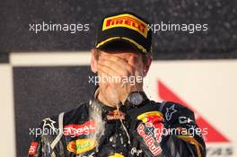 2nd place Sebastian Vettel (GER), Red Bull Racing  18.03.2012. Formula 1 World Championship, Rd 1, Australian Grand Prix, Melbourne, Australia, Sunday