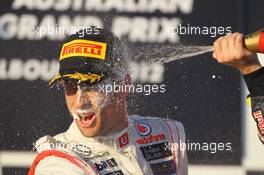 1st place Jenson Button (GBR), McLaren Mercedes  18.03.2012. Formula 1 World Championship, Rd 1, Australian Grand Prix, Melbourne, Australia, Sunday