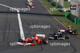 Fernando Alonso (ESP), Scuderia Ferrari  18.03.2012. Formula 1 World Championship, Rd 1, Australian Grand Prix, Melbourne, Australia, Sunday